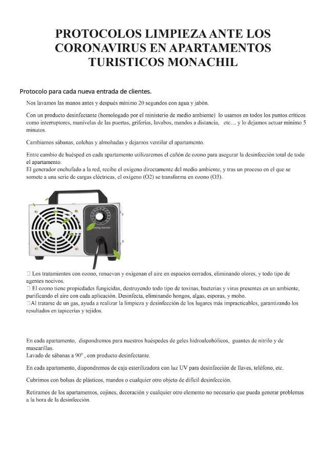 Apartamento Terrazas De 모나칠 외부 사진